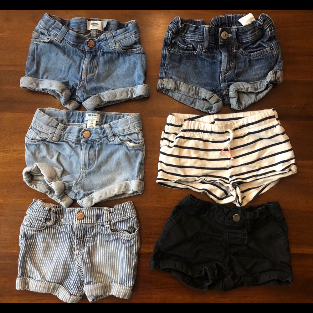 6 Pairs of Girl Size 3T Shorts 🎀